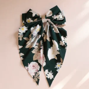 Floral Hair bows - Vintage Look