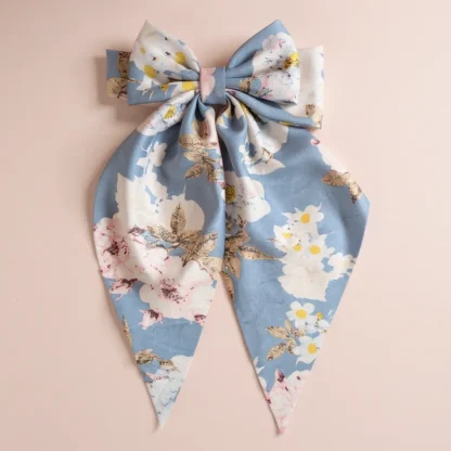Floral Hair bows - Vintage Look - Image 2