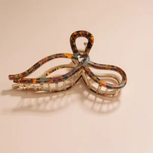 Leopard Print Bow Hair Claws