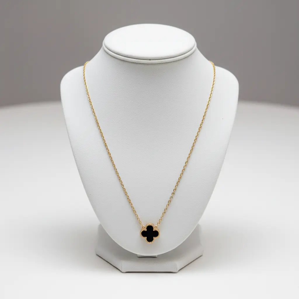 Leaf Clover Set | Necklace | Bracelet | Earring - Image 4